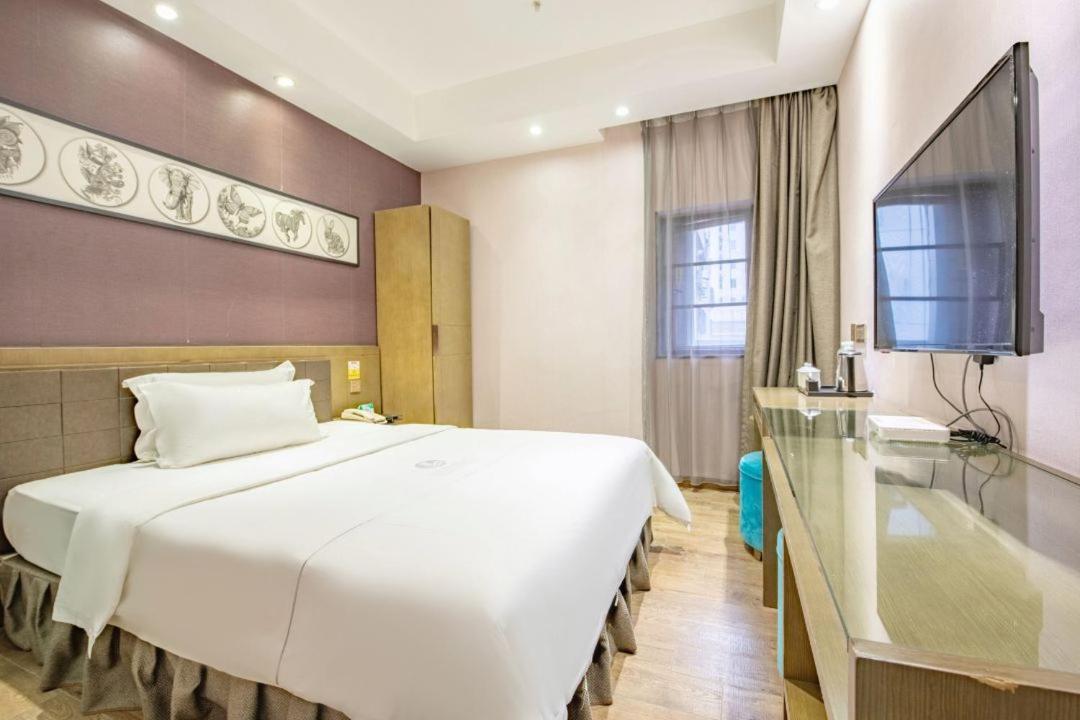 Lnsail Hotel Shenzhen Luohu Port Railway Station Exterior foto